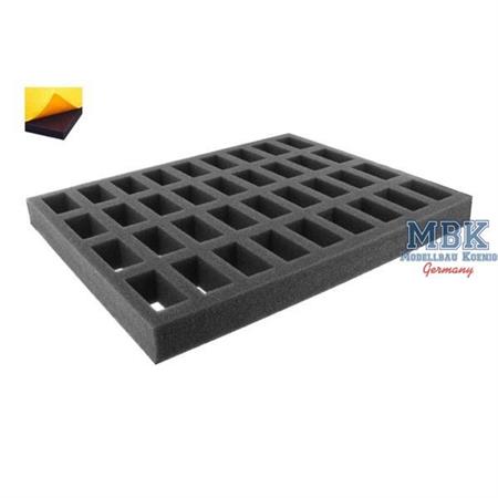 30mm Schaumstoffeinlage 45 Fächer