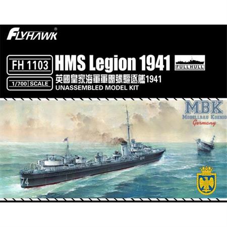 HMS Legion 1941