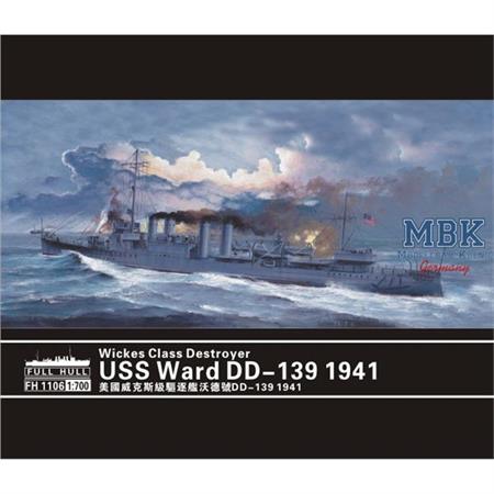 Wickes Class Destroyer USS Ward DD-139