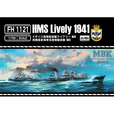 HMS Lively 1941