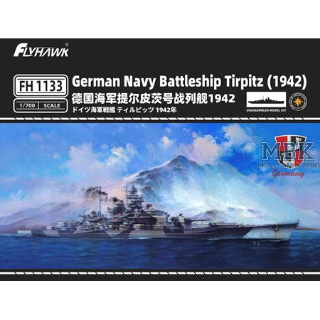 German Battleship TIRPITZ 1942