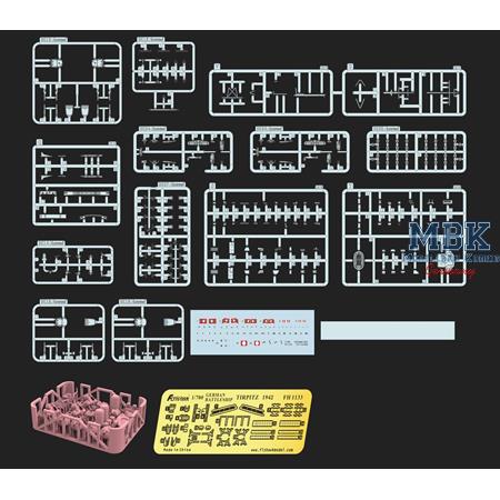 German Battleship TIRPITZ 1942