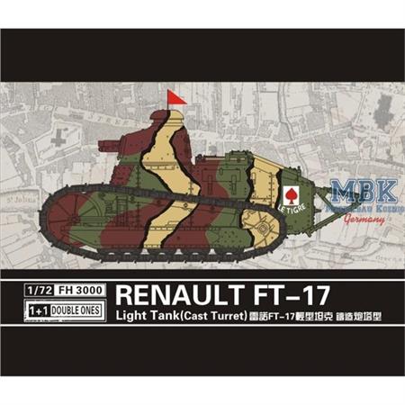 Renault FT-17 light tank (Cast turret) 2 Stück