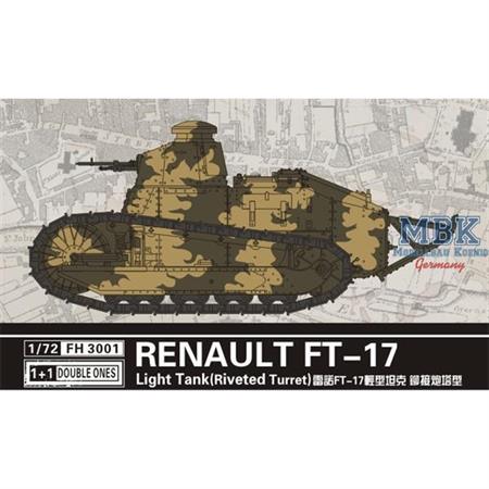Renault FT-17 light tank (Riveted turret) 2 Stück