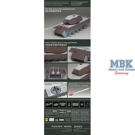 Sd.Kfz. 182 Kingtiger Porsche Turret w/ Zimmerit