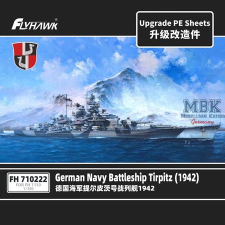 Battleship TIRPITZ 1942 Photo-etching Set