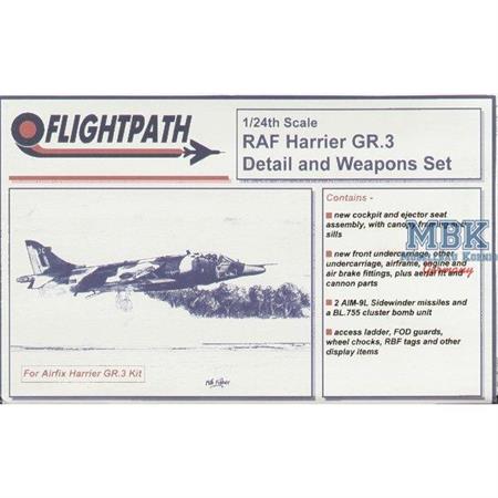 RAF BAe Harrier GR.3 Detail Set 1:24
