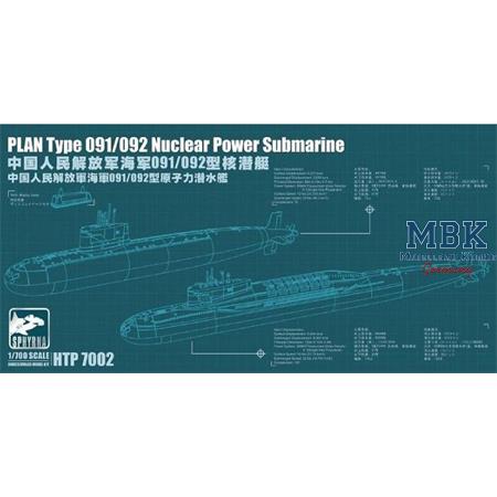 PLA Navy Type 091/ 092 Nuclear submarine