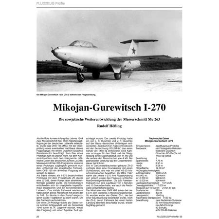 Flugzeug Profile 53 - Me 163 (Teil 2)