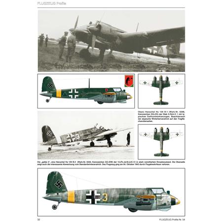Flugzeug Profile 54 - Henschel Hs 129