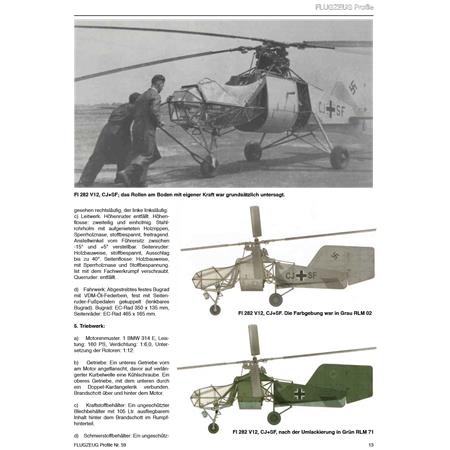Flugzeug Profile 59 - Flettner Fl 282 Kolibri