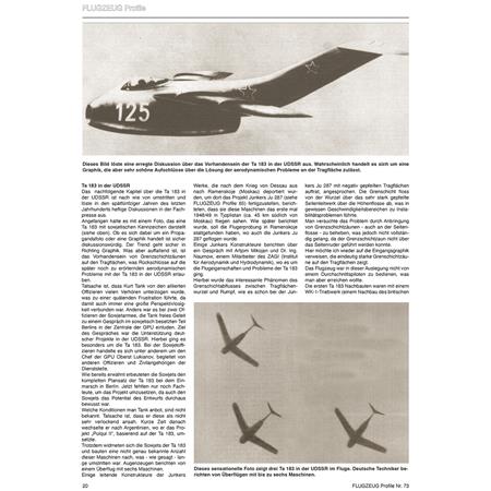 Flugzeug Profile 73 "Fw Ta183 / Me P.1101"
