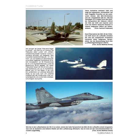 Flugzeug Profile 74 "Die deutsche MiG-29"