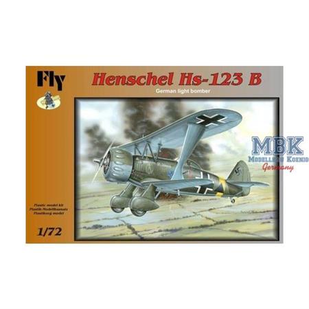 Henschel Hs 123B.  Luftwaffe - new molds