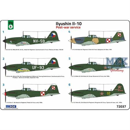 Ilyushin Il-10 Post-war service