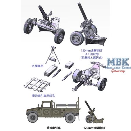 JGSDF 120mm Mortar RT w/ Tractor (HMV)