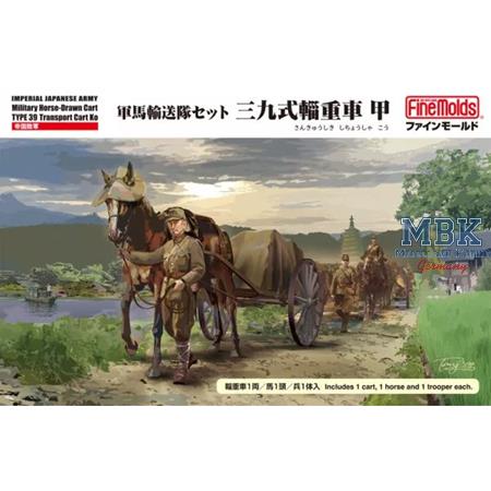 IJA Horse-Drawn Cart Type 39 Transport Cart Ko