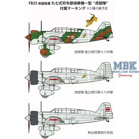 IJA Recce Aircraft Mitsubishi Ki-15-I "Babs"