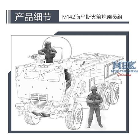Crew of M142 HIMARS Rocket Launcher 1:72 (3D-Prt.)
