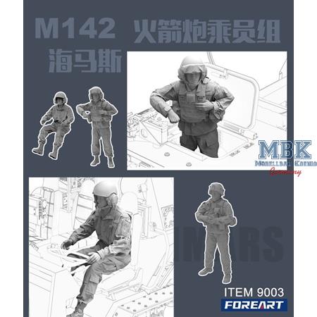 Crew of M142 HIMARS Rocket Launcher 1:72 (3D-Prt.)