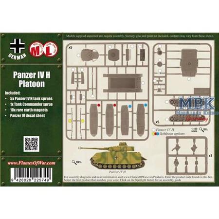 Flames Of War: Panzer IV H Platoon