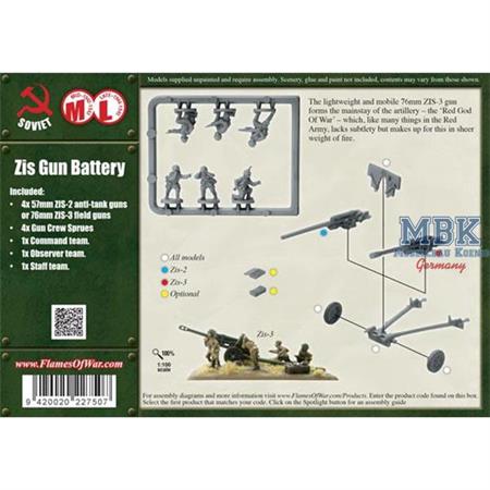 Flames Of War: ZiS Gun Battery