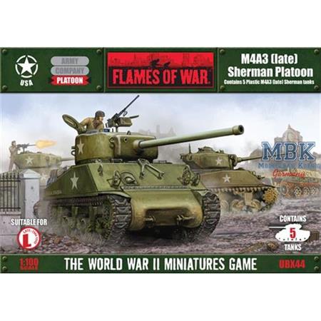Flames Of War: M4A3 (late) Platoon