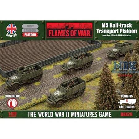 Flames Of War: M5 Half-track Transport Platoon