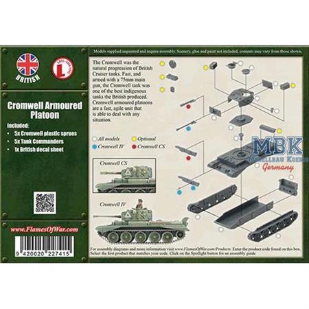 Flames Of War: Cromwell Armoured Platoon