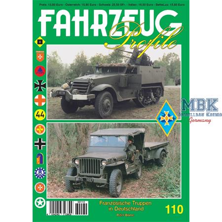 Fahrzeug Profile 110 "Frz. Truppen in Deutschland"