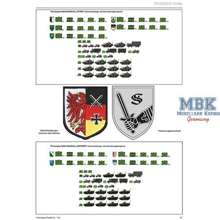 Fahrzeug Profile 116 " Pz.Truppen des dt.Heeres I"