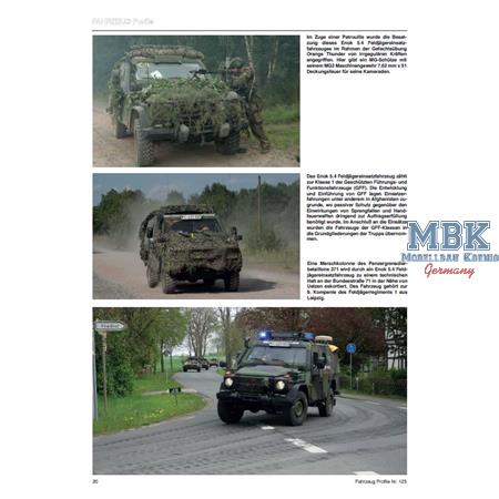 Fahrzeug Profile 123 "Kommando Feldjäger der Bw"