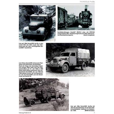 Fahrzeug Profile 40 - Lastwagen der NVA 1949-1962