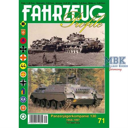 Fahrzeug Profile 71 - Panzerjägerkompanie 130