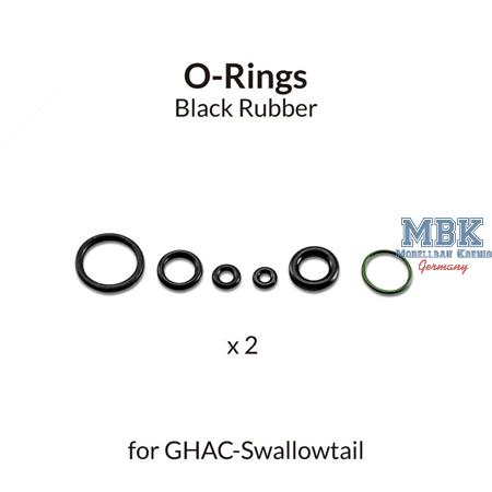 Black O-Rings for Swallowtail