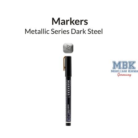 Metallic Series Marker Dark Steel