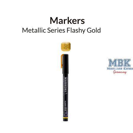 Metallic Series Marker Flashy Gold