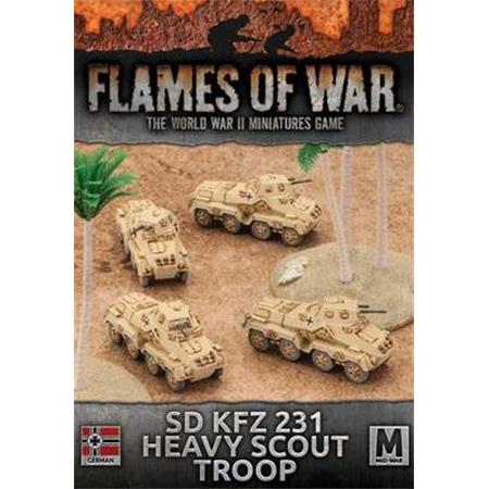 Flames Of War: Sd Kfz 231 Heavy Scout Troop