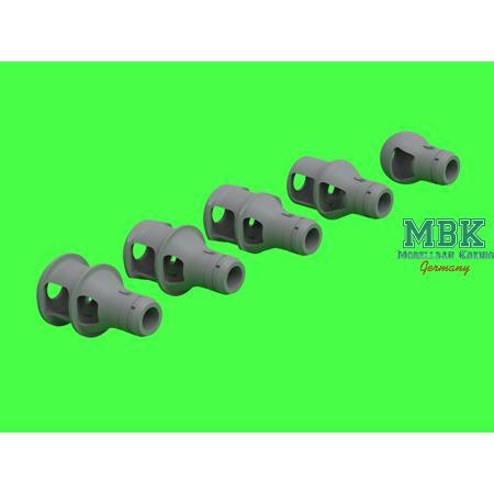 Muzzle brakes for 7,5cm PaK/KwK/StuK 40 (5 types)