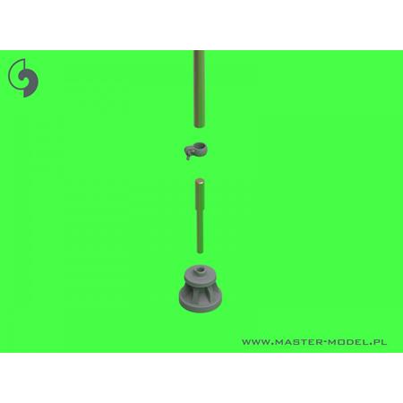 German WWII 2m rod antenna (for Fu 5 radio set)