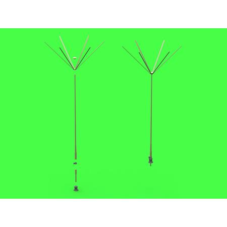 German WWII 1,8m star antenna (for command tanks)