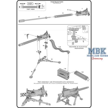 Browning M1919 A4 .30 cal on M2 tripod