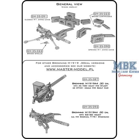 Browning M1919 A4 .30 cal on M2 tripod