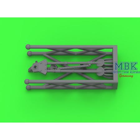 Folded M2 tripod for Browning M1919 .30 cal