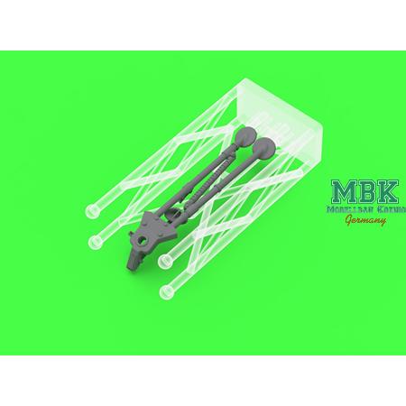 Folded M2 tripod for Browning M1919 .30 cal