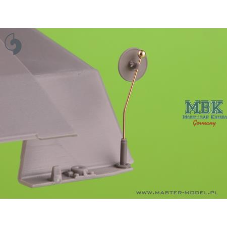 Width indicators for German vehicles / Peilstangen