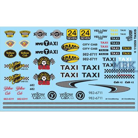 Taxi Decals
