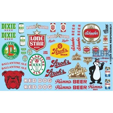 Drink Responsibility Beer Decals (1/25,1/24)
