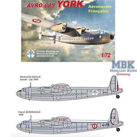 Avro 685 York - De Gaulle & Aéronavale