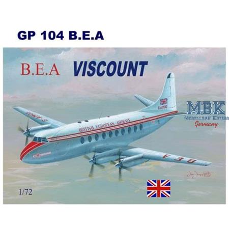Vickers Viscount 700 British European Airways